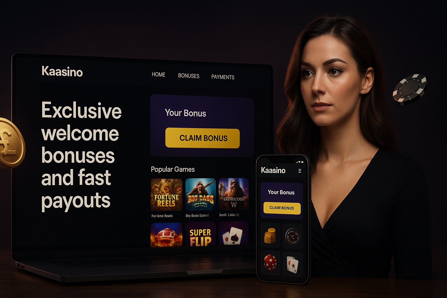 Kaasino casino welcome offer
